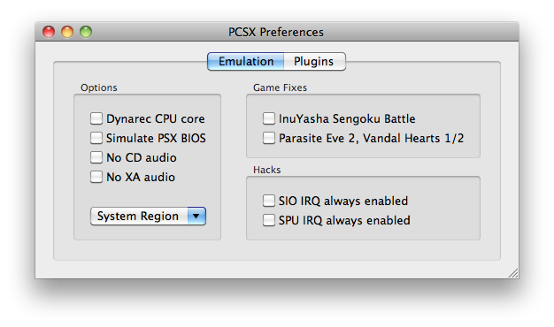 ps1 emulator mac bios